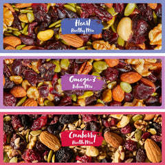 Nature's Garden Omega-3 Deluxe Mix packets for a brain-friendly snack