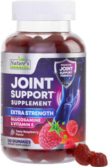 Nature's Gummies Joint Support bottle front with berry gummies for mobility