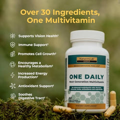 Nature's Lab Gold One Daily seal highlights manufacturing quality