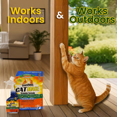 Nature's MACE indoors around furniture creates a boundary against scratching.
