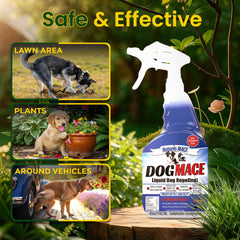 Nature's MACE indoor-outdoor dog repellent used for training.