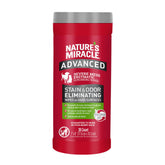 Nature's Miracle Advanced Platinum wipes shown in packaging for hard-surface cleaning.