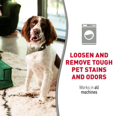 Nature’s Miracle Laundry Boost highlighting pet-safe, home-friendly formula.