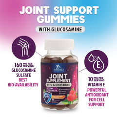 Nature's Nutrition glucosamine and vitamin E blend supports joints.