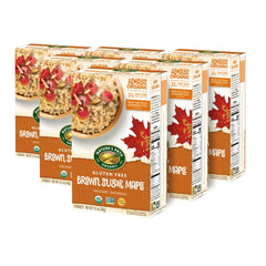 Nature's Path amaranth-quinoa-sorghum ingredients label close-up highlighting wholesome grains.