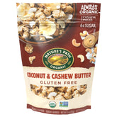 Nature's Path coconut-cashew granola pouch ready for breakfast on the go