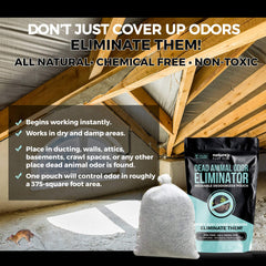 Nature's Pure Edge fragrance-free pouch for post-cleanup odor management