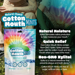 Nature’s Stance Xylitol Mints close-up tablet texture and wintergreen aroma