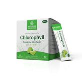 Nature's Sunshine chlorophyll stick pack lime twist for a refreshing detox