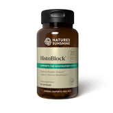 Nature's Sunshine HistaBlock bottle front for seasonal respiratory support.