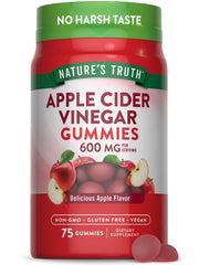 Nature's Truth Apple Cider Vinegar Gummies bottle ready for daily use, tasty vegan option