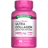 Nature's Truth Collagen Peptides bottle caplets for daily beauty support