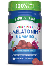 Nature's Truth Kids Melatonin Gummy jar for a calm bedtime routine