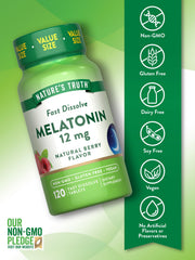 Nature's Truth berry flavored melatonin with natural berry taste