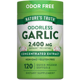Nature's Truth Odorless Garlic softgels bottle for convenient daily use