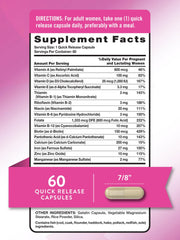 Nature's Truth Prenatal blister pack shown for convenient one-per-day use.