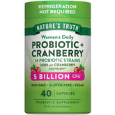 Nature's Truth Probiotics for Women bottle front highlighting daily wellness support.