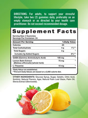 Close-up of Nature's Truth gummies highlighting soft texture for quick relief