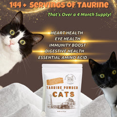 Nature's Vitality Farms Taurine powder suitable for kittens and adult cats