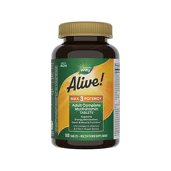 Nature's Way Alive! Max3 bottle front for daily energy support