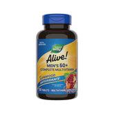 Nature's Way Alive! Men’s 50+ complete multivitamin bottle supports daily energy and overall wellness.