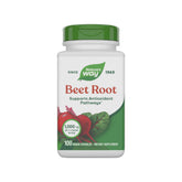 Nature's Way Beet Root bottle cap close-up showing capsule presentation and daily use.