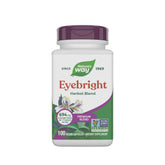 Nature's Way Eyebright bottle label highlights vegan herbal blend for daily wellness.