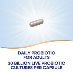 Nature's Way Fortify Daily ingredient label with 11 strains and plant-based prebiotic fiber