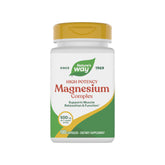 Nature's Way Magnesium Complex bottle closeup for daily muscle support.