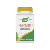 Nature's Way Niacinamide bottle showing non-flush vitamin B3 for energy support