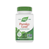 Nature's Way Parsley Leaf bottle cap with herbal capsules