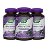 Nature’s Way Sambucus bottle front showing family-friendly immune support.