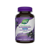 Nature's Way Sambucus Zero Sugar gummies bottle for daily immune support.