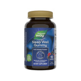 Nature's Way Sleep Well Gummies bottle highlighting sleep support for adults.