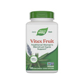 Nature's Way Vitex Fruit bottle front view, vegan and gluten-free supplement