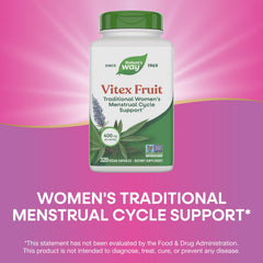 Nature's Way Vitex Fruit label and packaging details