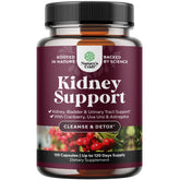 Nature's Craft Kidney Cleanse bottle front view supports urinary wellness