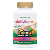NaturesPlus Animal Parade Gold bottle front, kid-friendly daily nutrition.