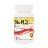 NaturesPlus Hema-Plex Iron bottle for daily iron support in an easy to swallow capsule