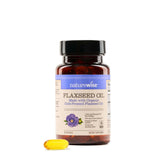 NatureWise flaxseed oil bottle, organic and non-GMO for daily wellness.