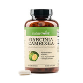 NatureWise Garcinia Cambogia bottle front showing 60% HCA for weight goals.