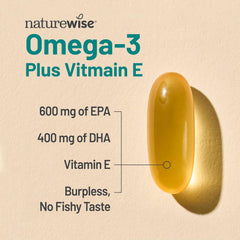 NatureWise gluten-free, non-GMO label communicates clean ingredients and dietary suitability.