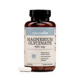 NatureWise Magnesium Glycinate 625mg bottle front view for daily wellness.