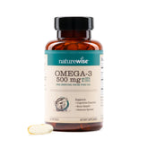 NatureWise Omega-3 bottle front view for daily wellness.