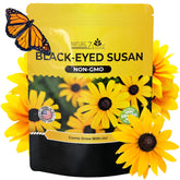 NatureZ Edge Black Eyed Susan seeds in a packet for a bright garden display.