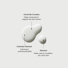 Naturium Calmer Ceramide Body Wash rich lather close-up highlights soothing moisturizing feel