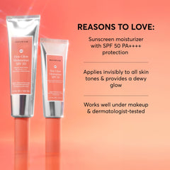 Naturium Dew-Glow Moisturizer SPF 50 packaging and cap design