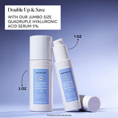 Naturium hydration serum helps skin look plump and refreshed with daily use