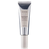 Naturium Multi-Peptide Moisturizer bottle closeup showing smooth, hydrated skin potential