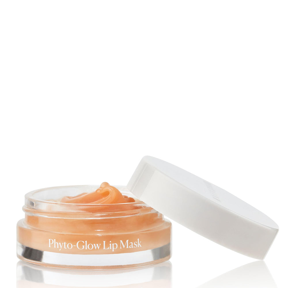 Naturium Phyto-Glow Lip Mask jar closeup highlighting hydrating formula for lips